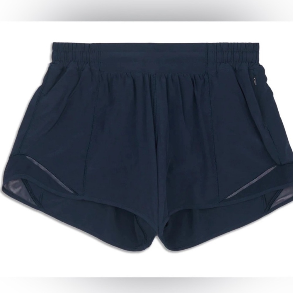 Women's Lululemon Navy Hotty Hot shorts